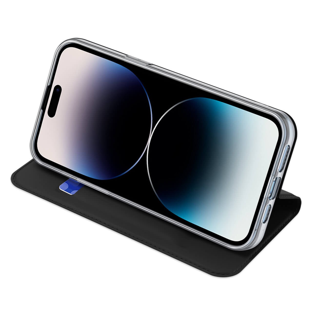Dux Ducis iPhone 15 Skin Feel Θήκη Βιβλίο - Black