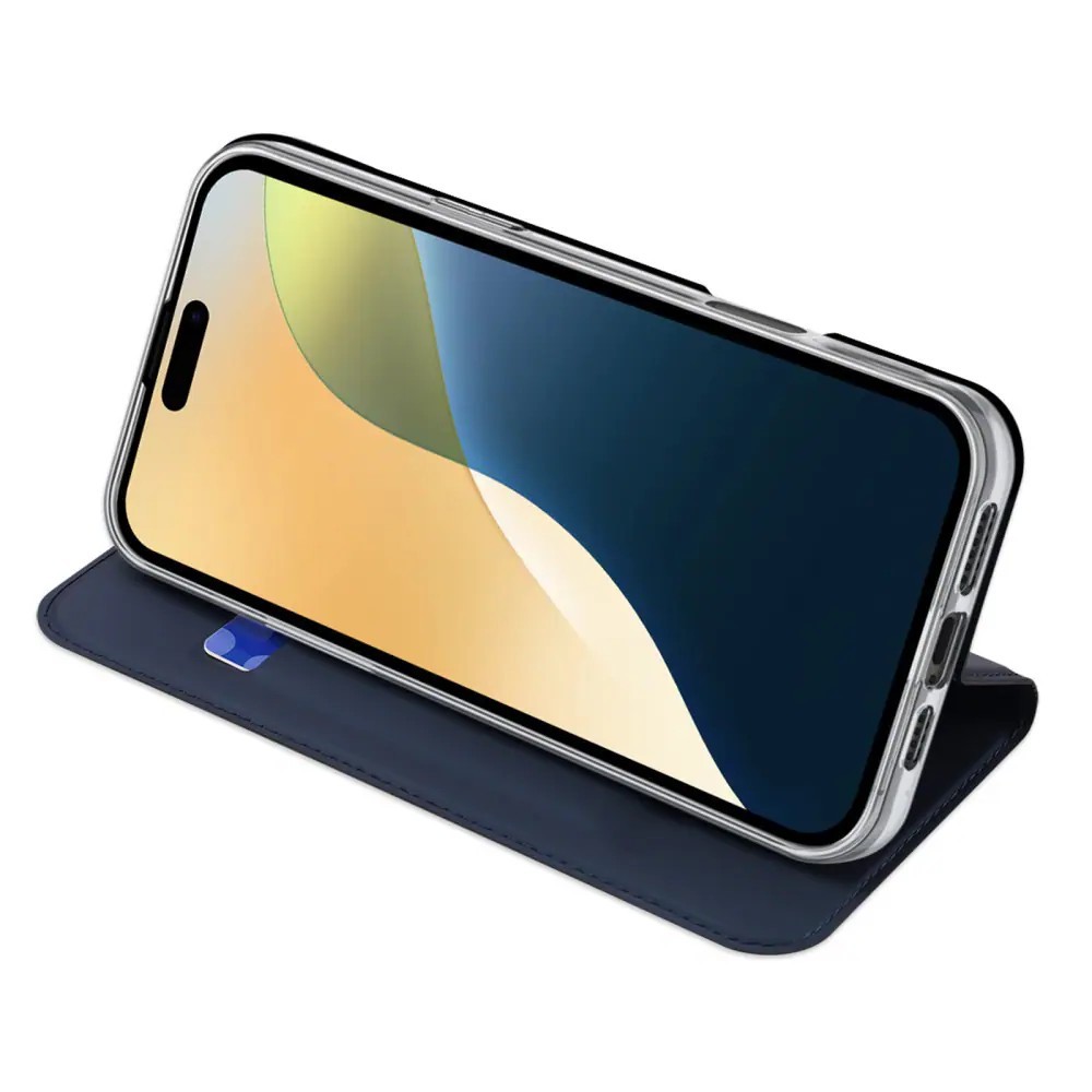 Dux Ducis iPhone 15 Pro Max Skin Feel Θήκη Βιβλίο - Blue