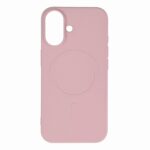 Forcell iPhone 16 MagSafe Big Hole Θήκη Σιλικόνης - Pink