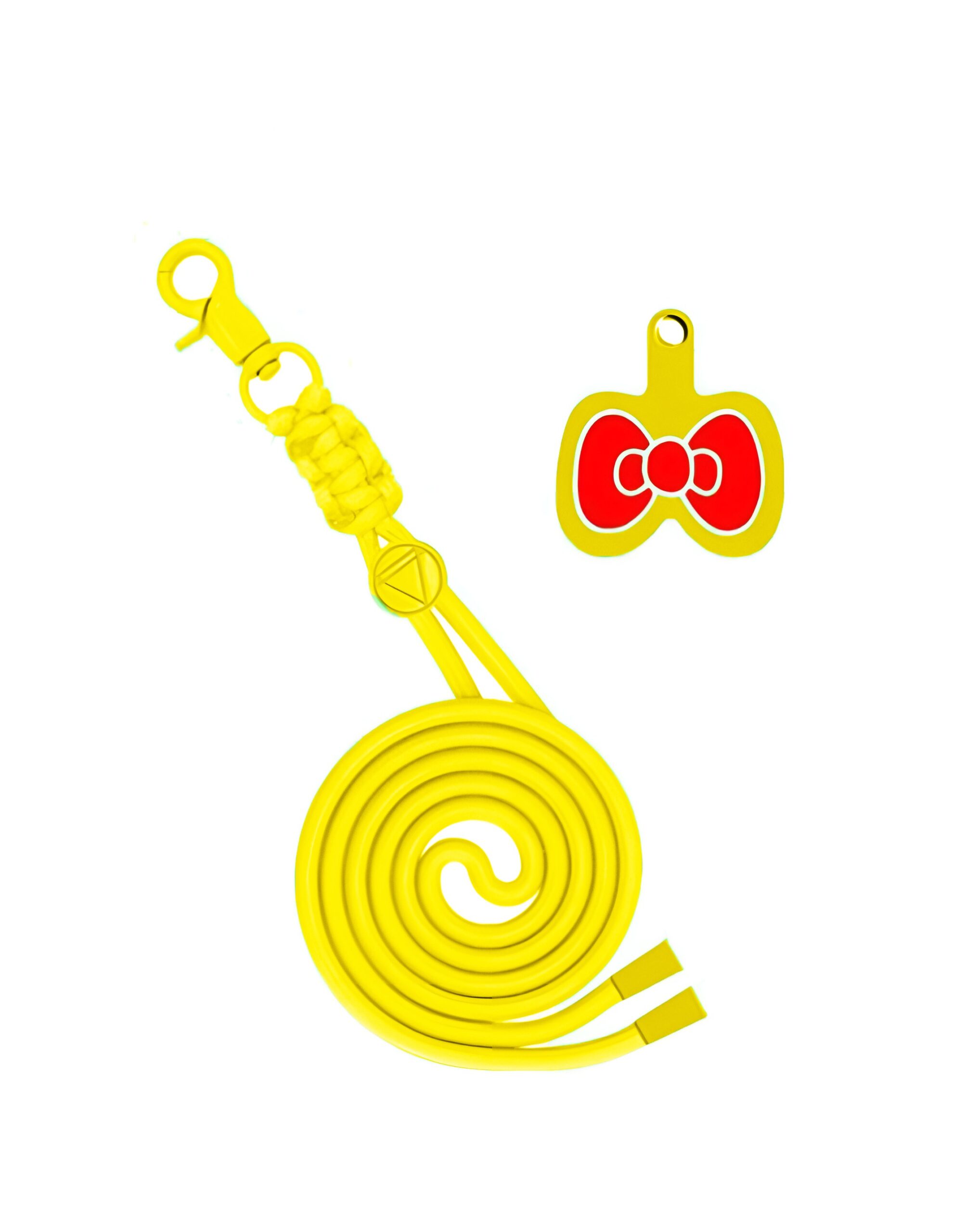 Universal Λουράκι Λαιμού για Smartphone Neck Strap With Hook And Emoji Bow Yellow