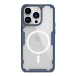 NILLKIN iPhone 14 Pro Max Nature Pro Θήκη Με Πλαίσιο Σιλικόνης Διάφανη - Blue