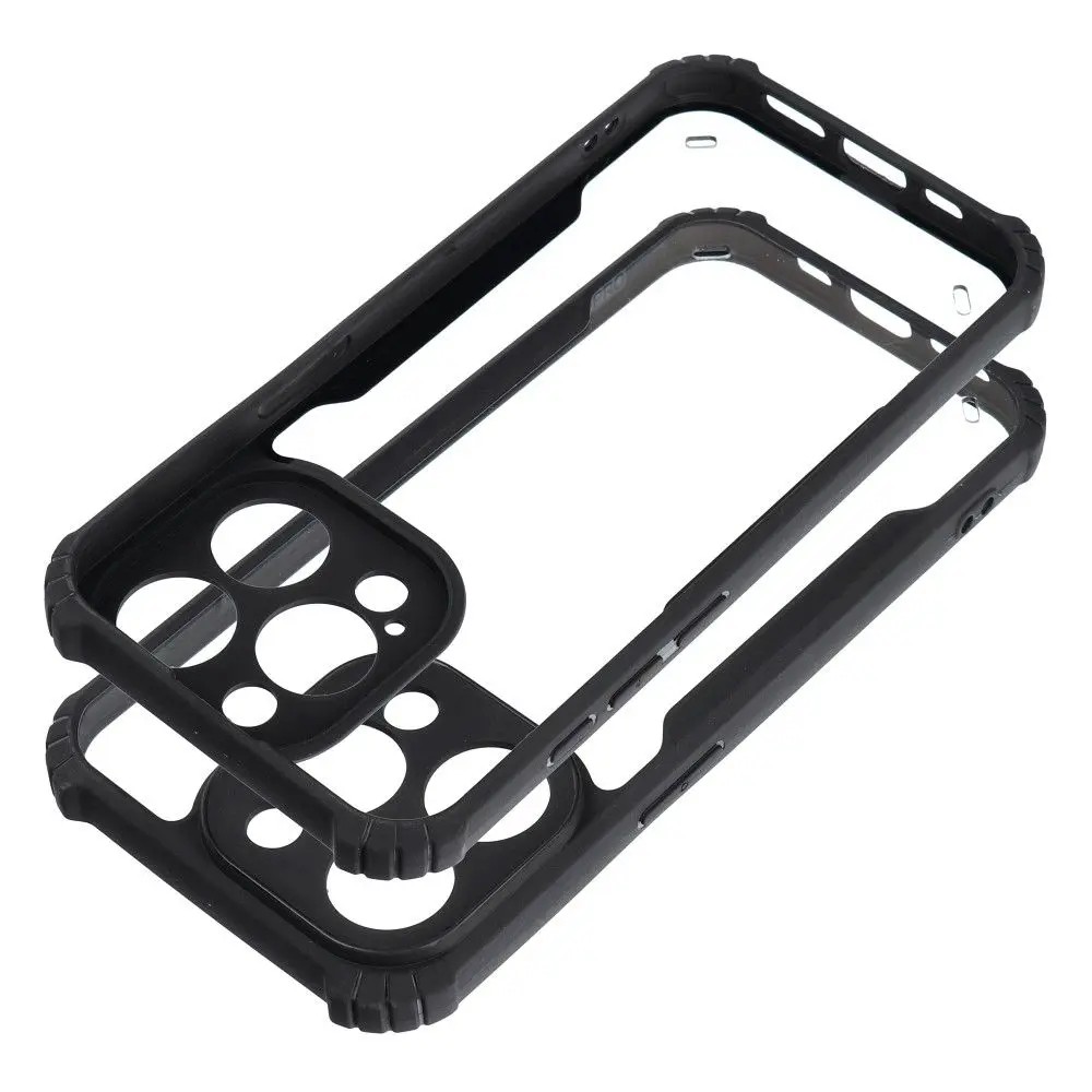 Forcell iPhone 15 Pro Anti - Drop Θήκη Διάφανη - Black