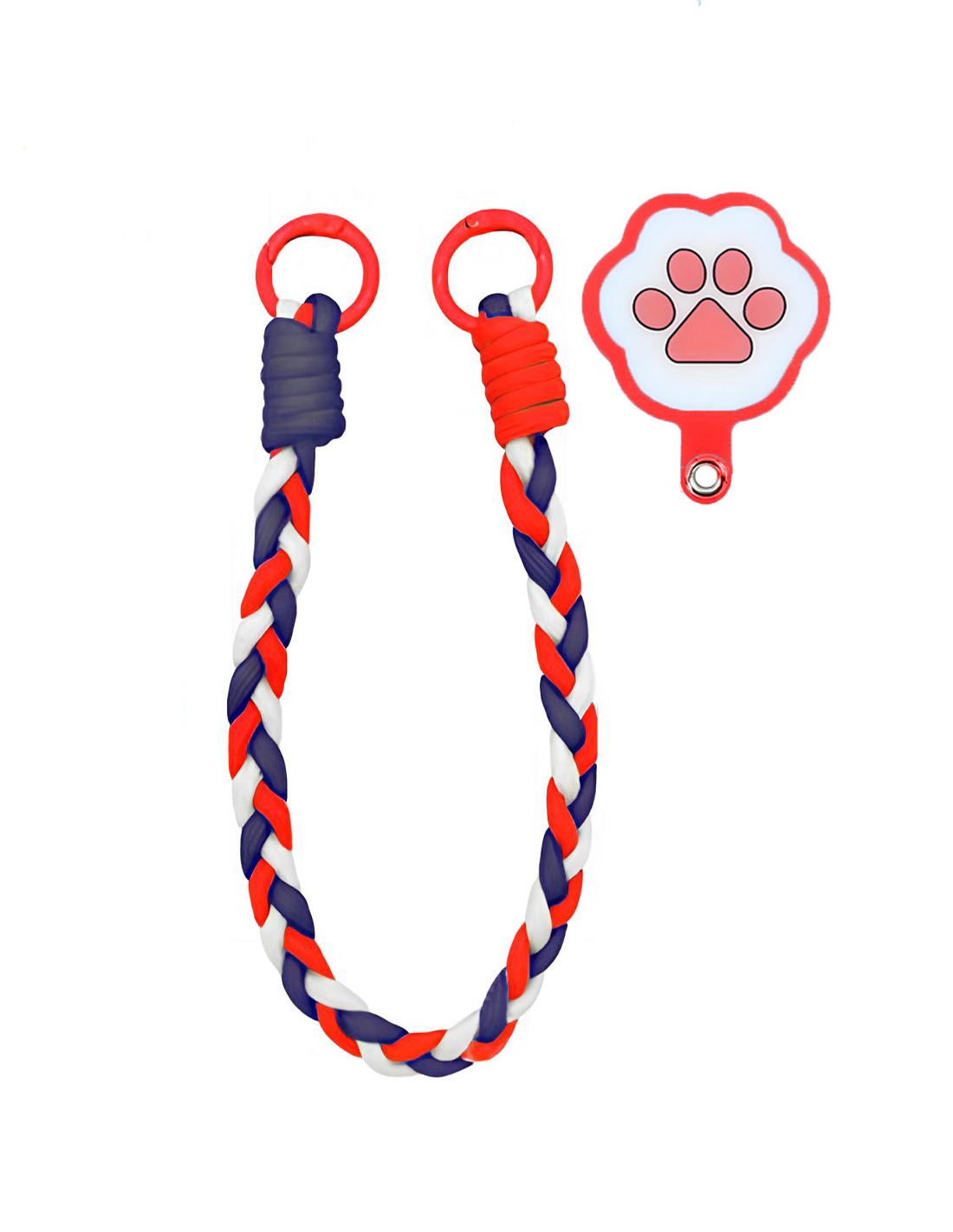 Universal Λουράκι Λαιμού για Smartphone Neck Strap With Hook And Paw Patch Navy / Red