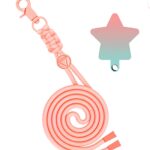 Universal Λουράκι Λαιμού για Smartphone Neck Strap With Hook And Emoji Star Pink