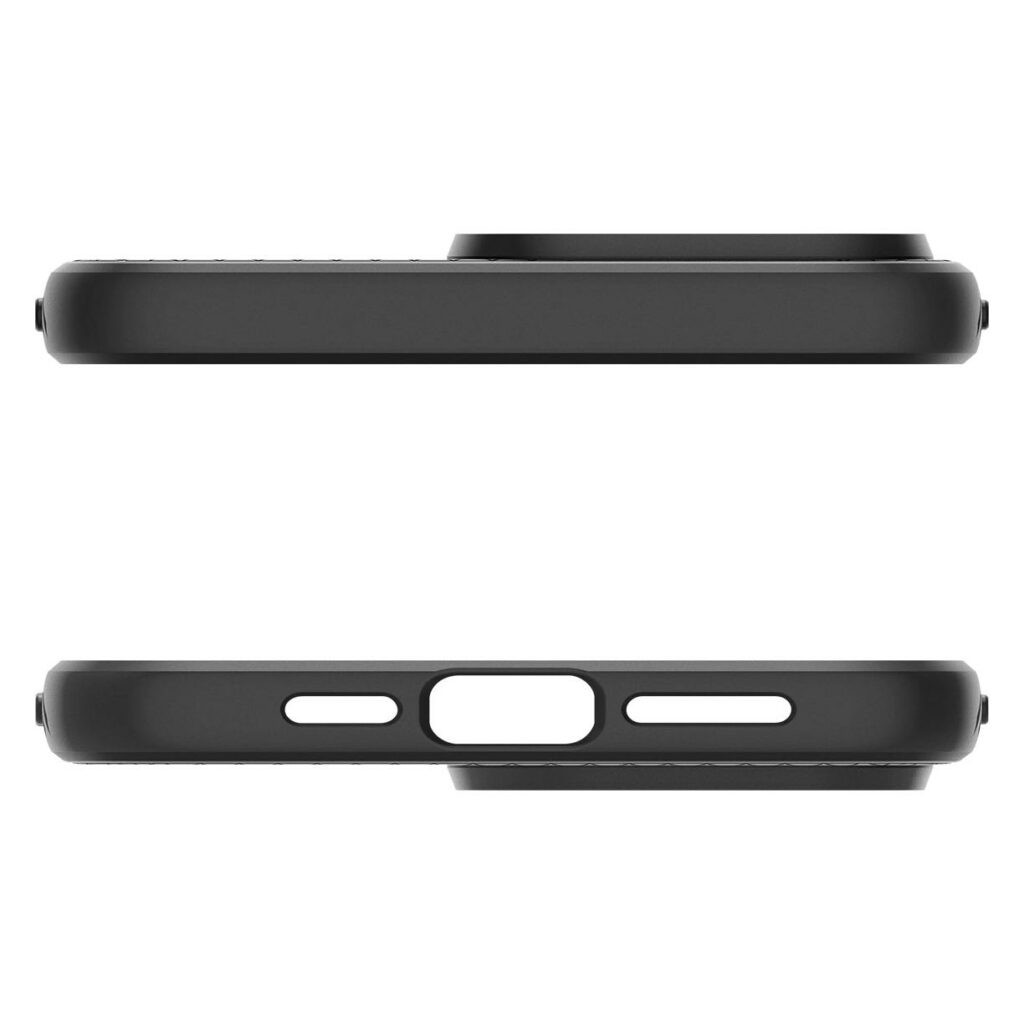 Spigen iPhone 15 Pro Max Liquid Air Θήκη Σιλικόνης - Black