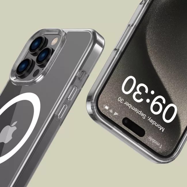 Tech Protect iPhone 16 Pro Max Magsafe Flexair Θήκη Σιλικόνης - Διάφανη