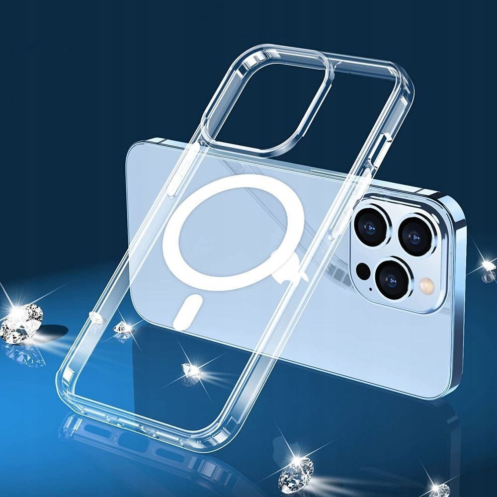 Tech Protect iPhone 12 Pro Max MagSafe Flexair Hybrid Θήκη Σιλικόνης - Διάφανη