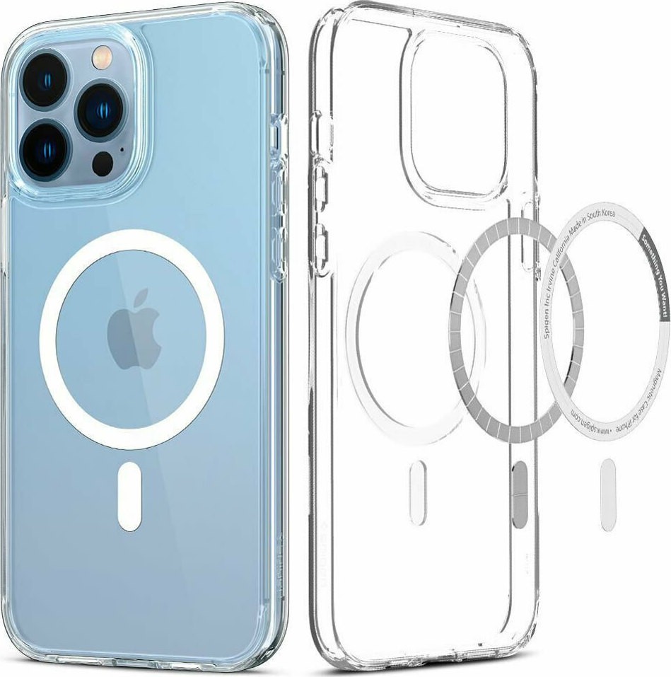 Spigen iPhone 13 Pro Max MagSafe Ultra Hybrid Θήκη Σιλικόνης - Διάφανη