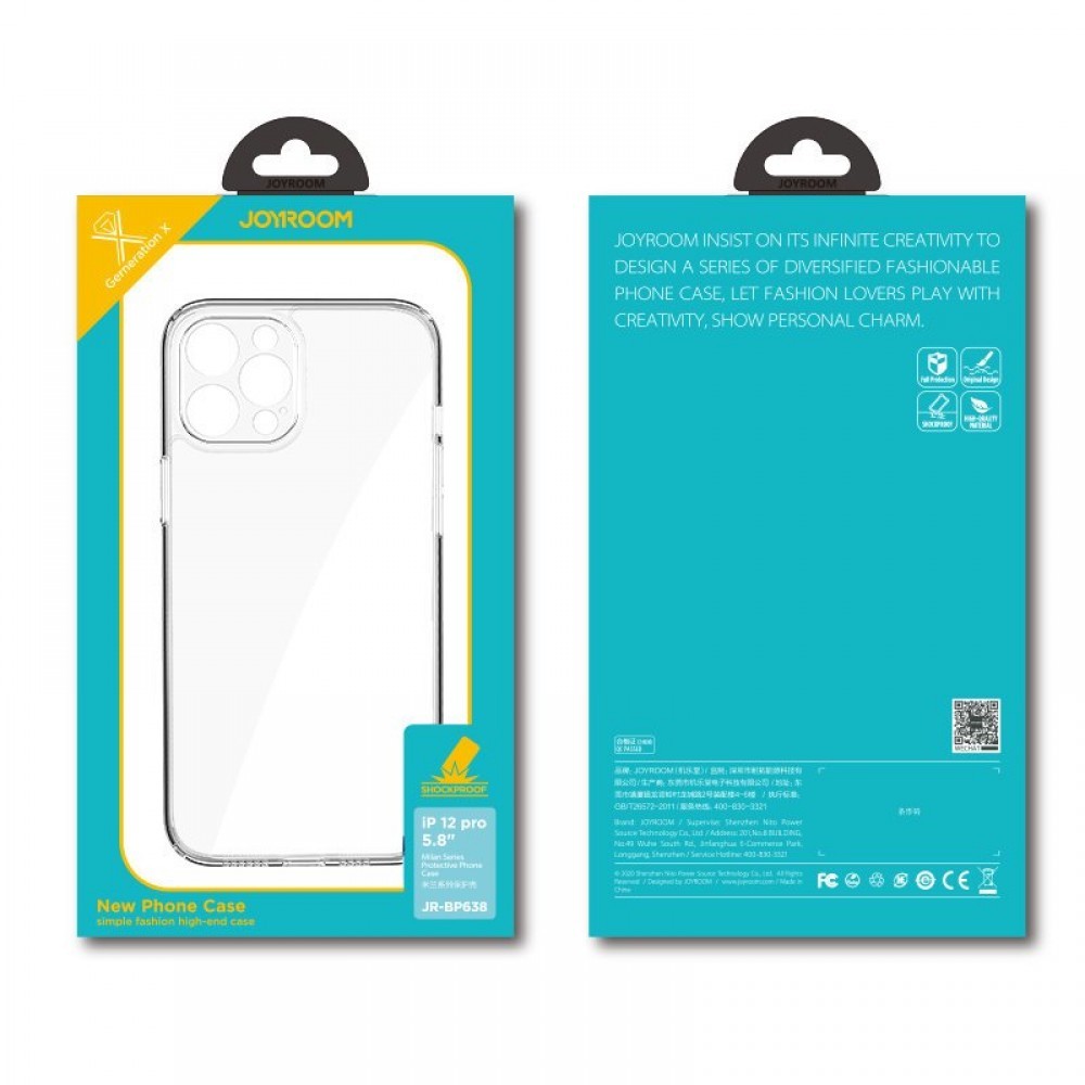 Joyroom iPhone 12 Pro Max Θήκη Σιλικόνης - Διάφανη