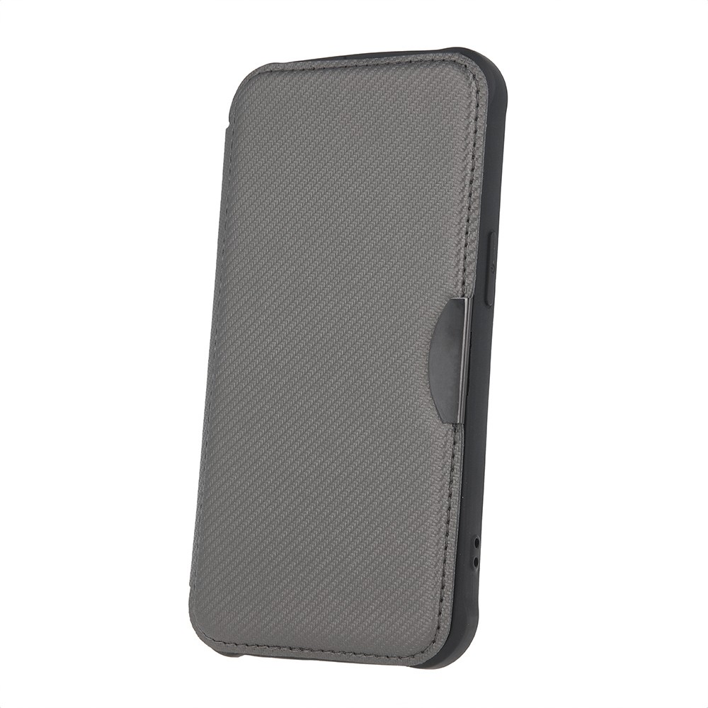 Tel1 Samsung Galaxy S23 FE 5G Razor Carbon Θήκη Βιβλίο - Silver