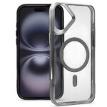 Forcell iPhone 16 MagSafe Ergofit Θήκη Σιλικόνης Διάφανη - Silver