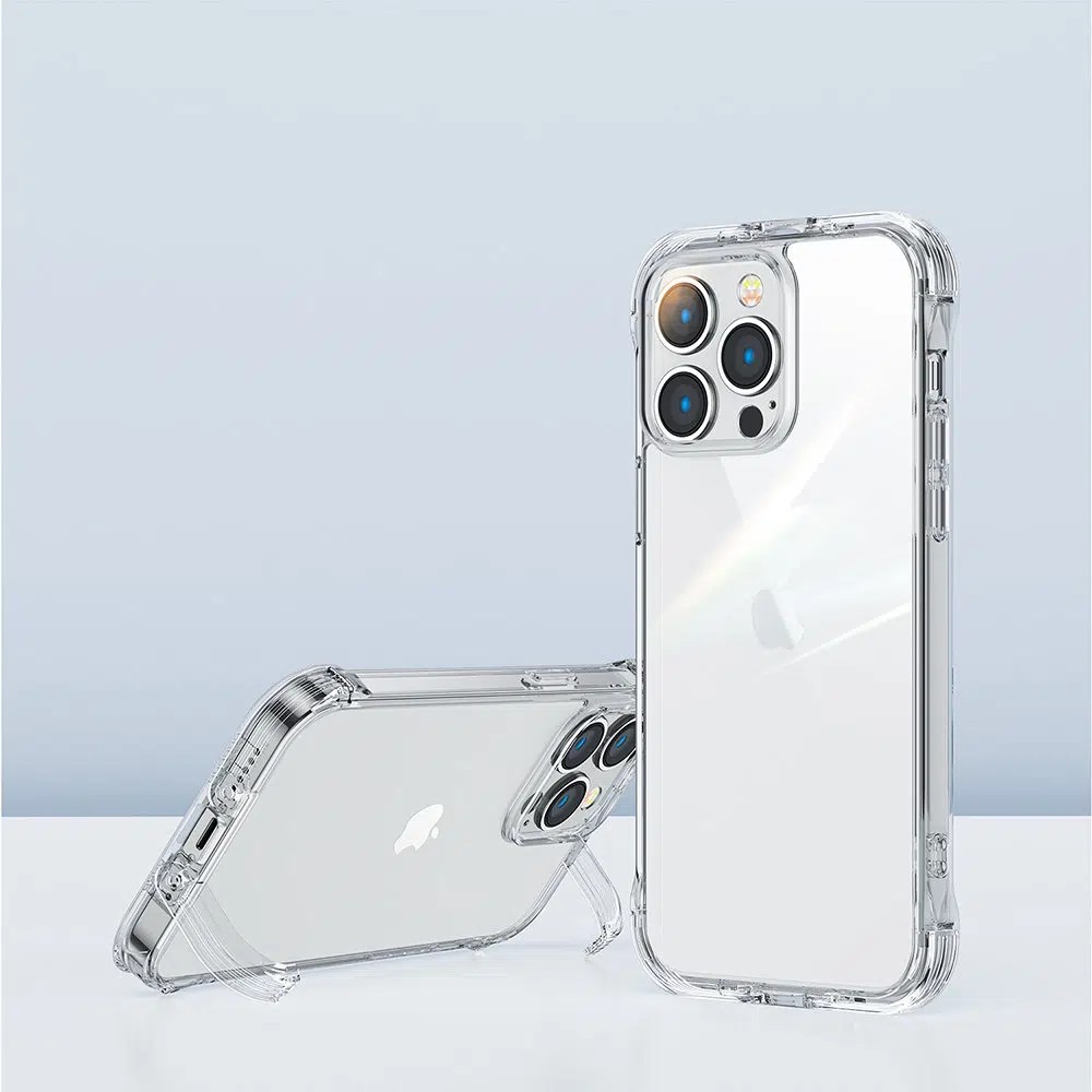Joyroom iPhone 14 Armored Hook Θήκη Σιλικόνης - Διάφανη