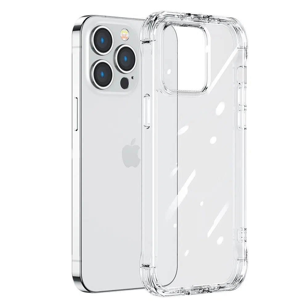 Joyroom iPhone 14 Armored Hook Θήκη Σιλικόνης - Διάφανη
