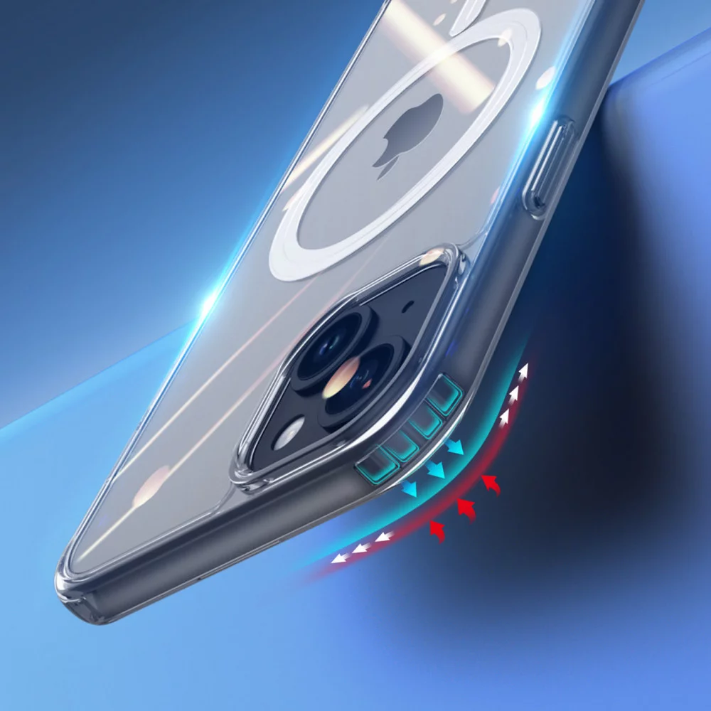 iPhone 15 Plus Θήκη Διάφανη Dux Ducis Clin Magnetic Case Compatible with MagSafe Τransparent