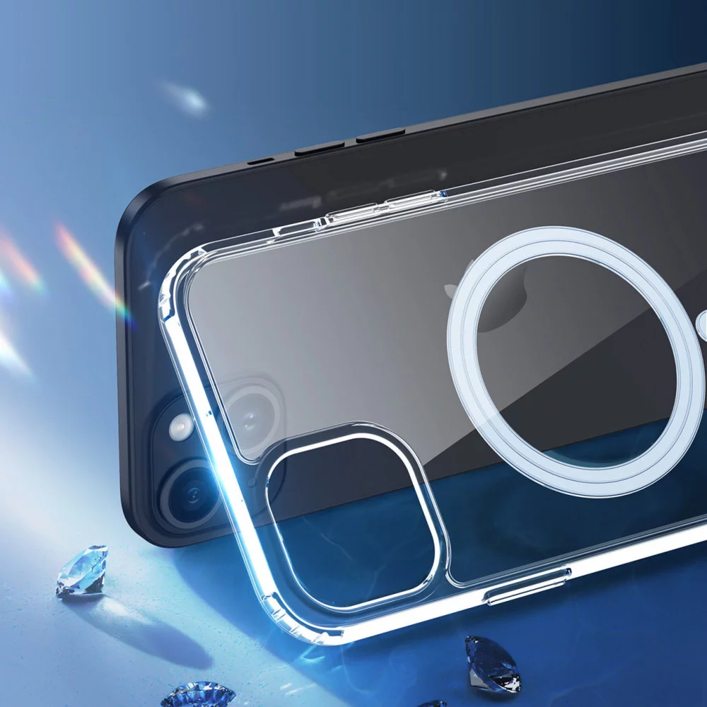 iPhone 15 Plus Θήκη Διάφανη Dux Ducis Clin Magnetic Case Compatible with MagSafe Τransparent