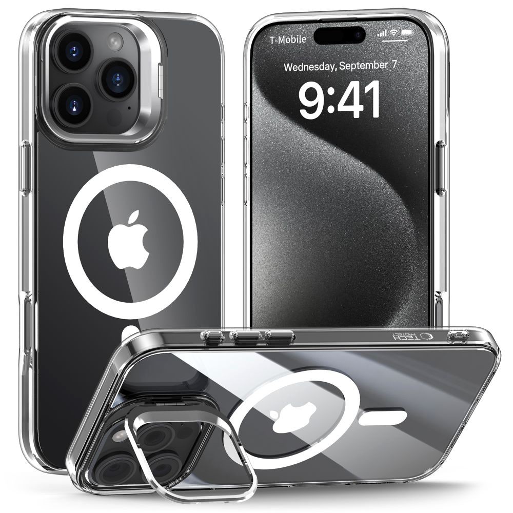 Tech Protect iPhone 16 Pro MagSafe Θήκη Σιλικόνης - Διάφανη