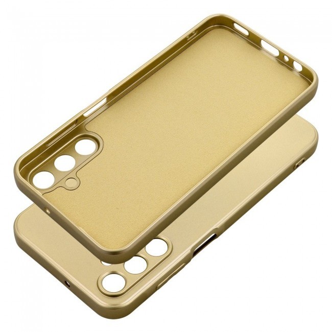Forcell Samsung Galaxy A55 5G Metallic Θήκη Σιλικόνης - Gold