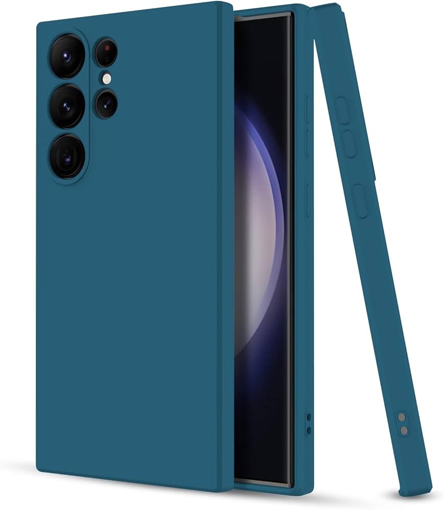 Forcell Samsung Galaxy S23 Ultra 5G Matt Θήκη Σιλικόνης - Blue
