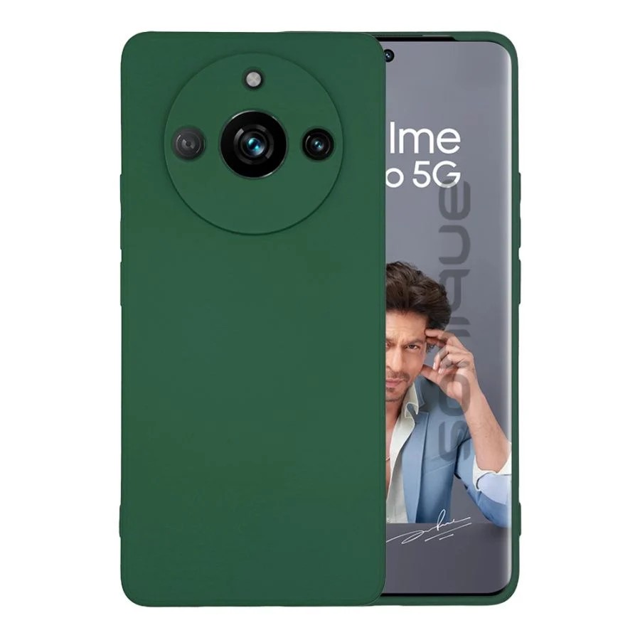Forcell Realme 11 Pro 5G / 11 Pro Plus 5G Matt Θήκη Σιλικόνης - Forest Green