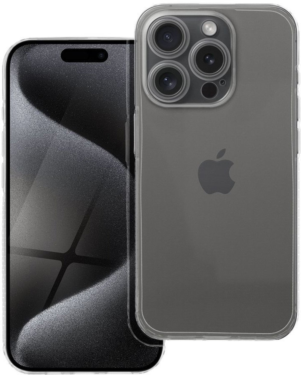 Forcell iPhone 14 Pro 1.5mm Θήκη Σιλικόνης - Διάφανη