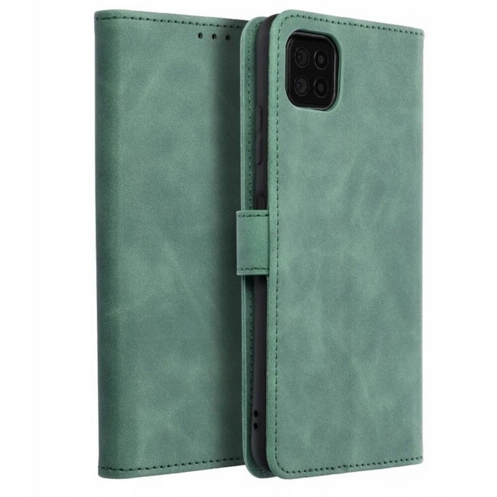 Tel1 Samsung Galaxy A22 5G Tender Θήκη Βιβλίο - Green