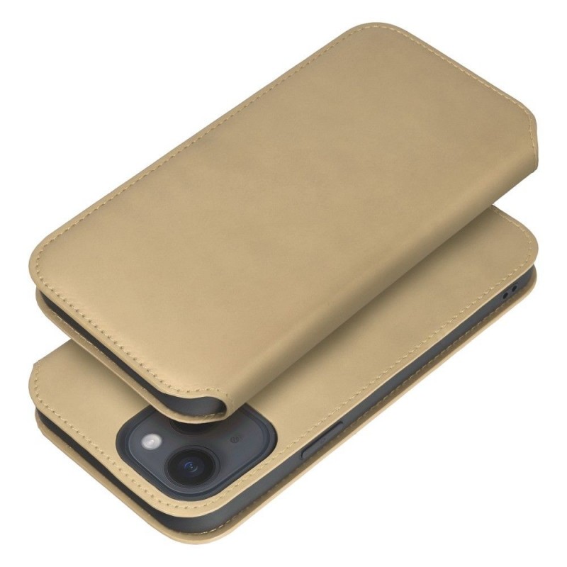 Tel1 Samsung A34 5G Dual Pocket Θήκη Βιβλίο - Gold