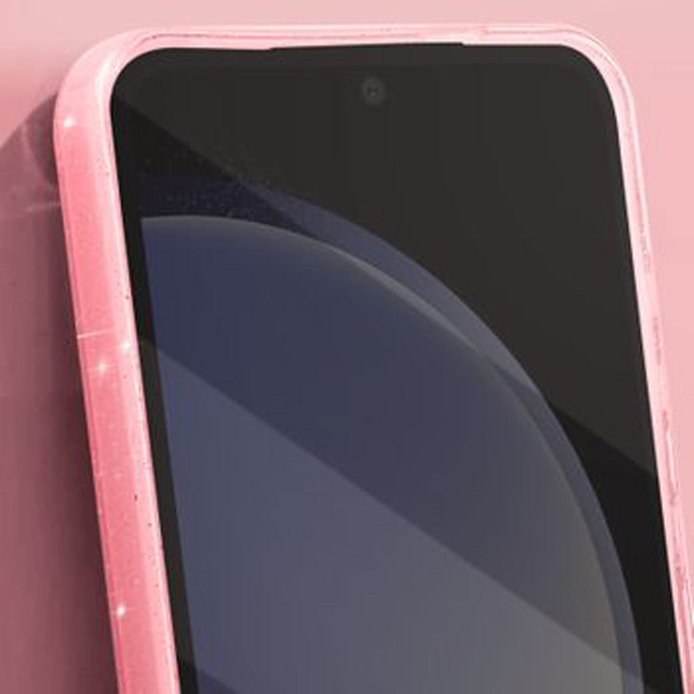 Forcell Samsung S25 Plus Glitter Θήκη Σιλικόνης - Pink