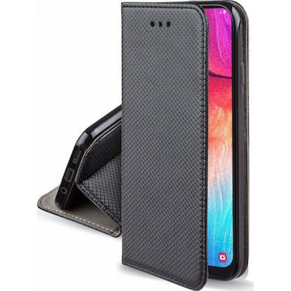 Tel1 Samsung Galaxy S25 Ultra 5G Smart Magnet Θήκη Βιβλίο - Black