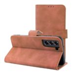 Tel1 Samsung Galaxy S21 FE TENDER Θήκη Βιβλίο - Brown