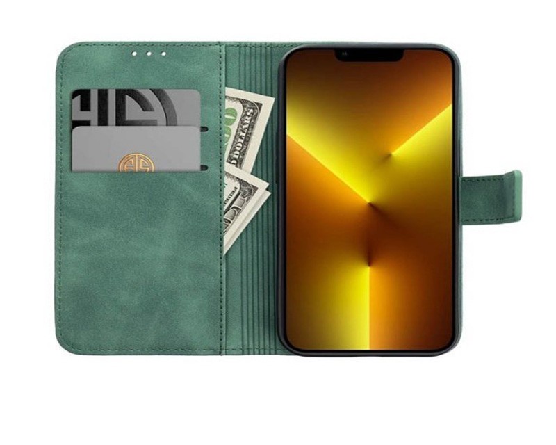 Tel1 Samsung Galaxy A54 5G Tender Θήκη Βιβλίο - Green