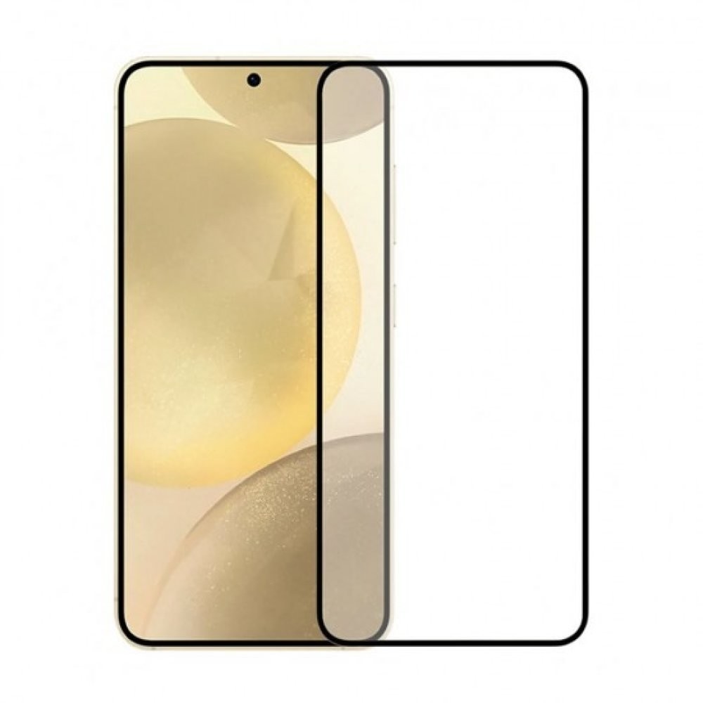 Samsung Galaxy S25 5G Προστασία Οθόνης με Μαύρο Περίγραμμα 5D Full Glue Tempered Glass Black