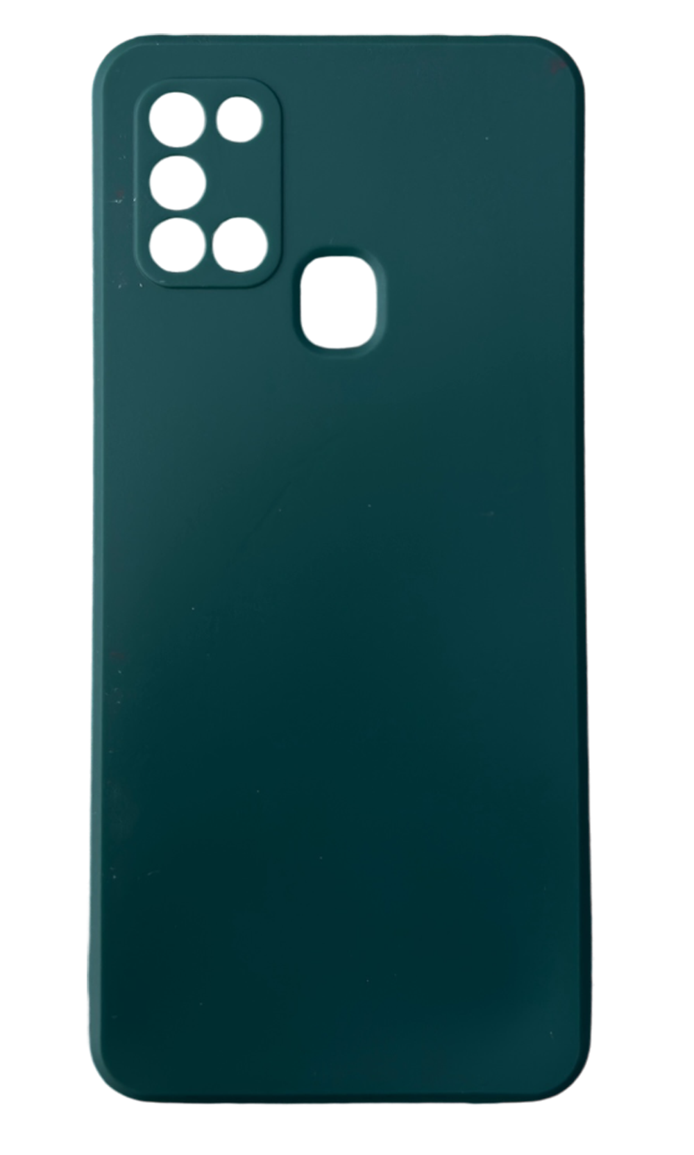 Forcell Samsung Galaxy A21s Matte Θήκη Σιλικόνης - Dark Green