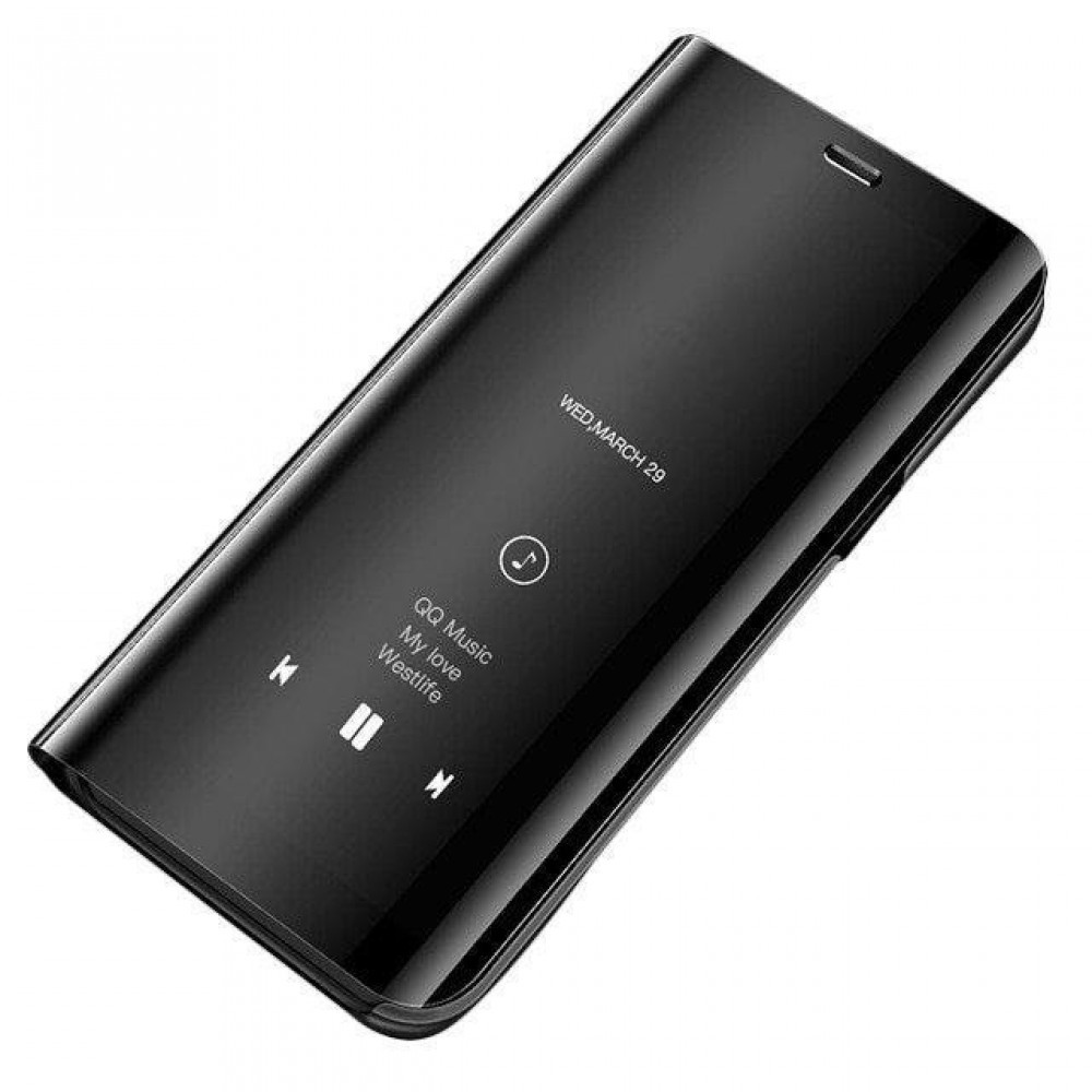 Tel1 Samsung S23 5G Clear View Θήκη Βιβλίο - Black