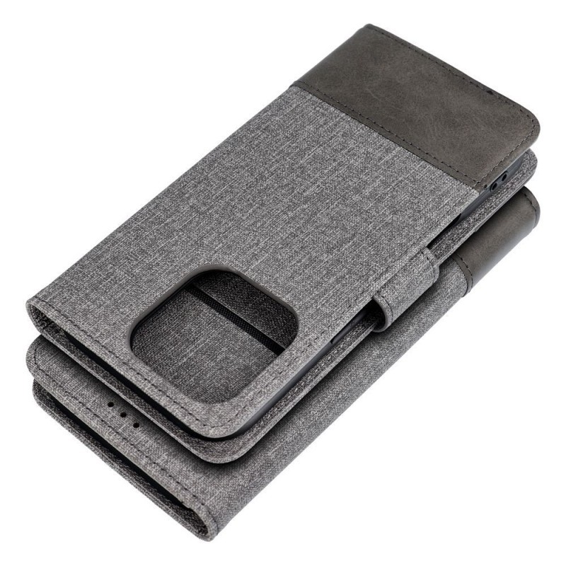 Tel1 Xiaomi Redmi Note 14 5G Gomma Θήκη Βιβλίο - Gray