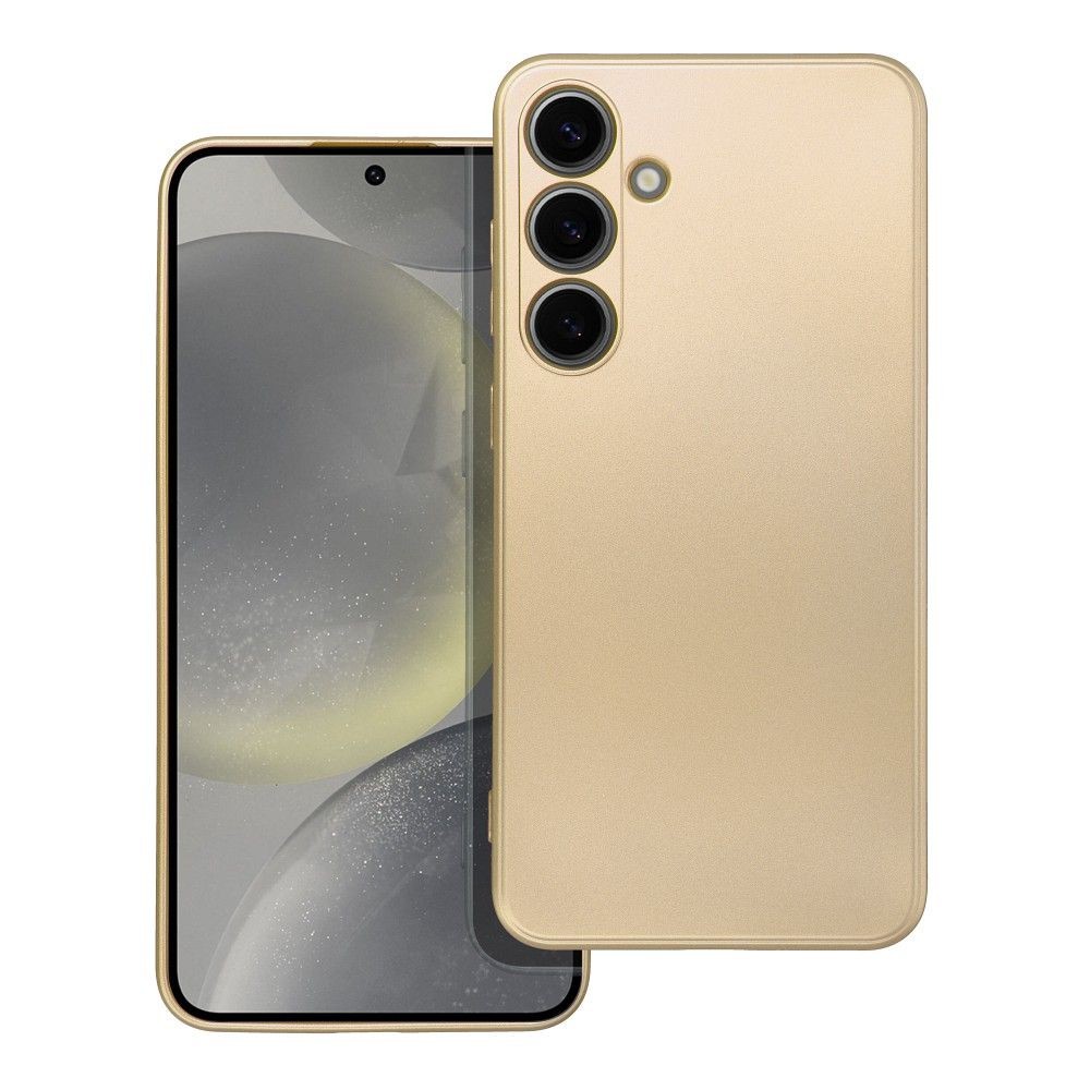 Forcell Samsung Galaxy S23 FE 5G Metallic Θήκη Σιλικόνης - Gold
