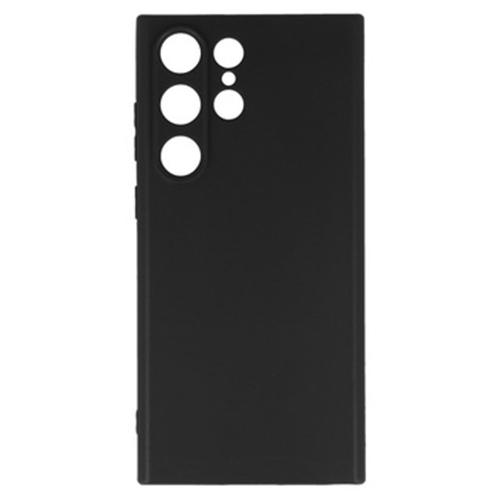 Forcell Samsung Galaxy S23 Ultra 5G Matt Θήκη Σιλικόνης - Black