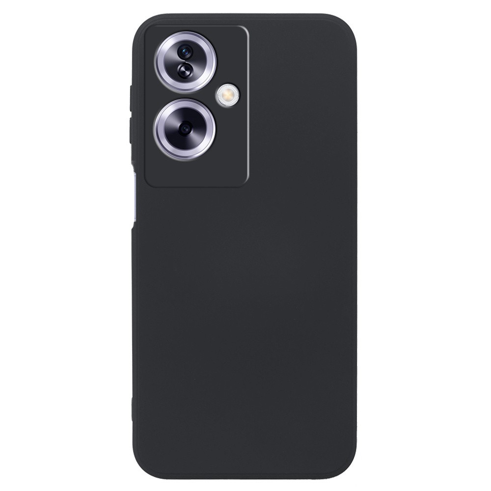 Forcell Oppo A79 5G Matt Θήκη Σιλικόνης - Black