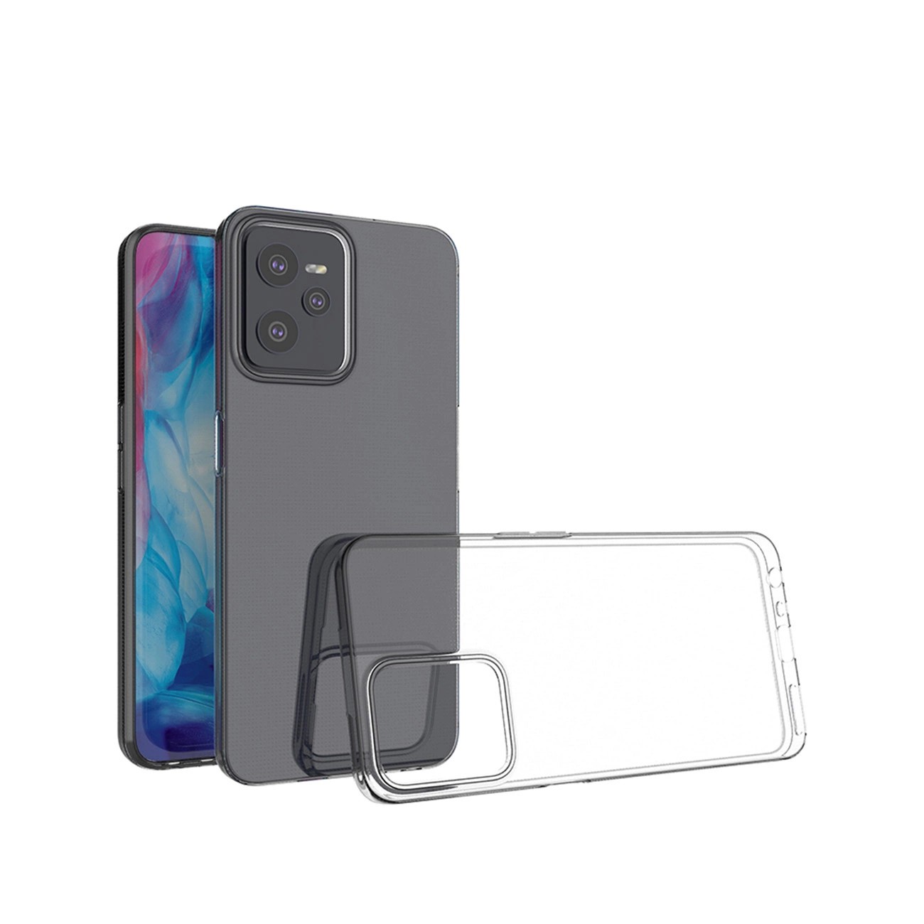 Forcell Realme C35 Θήκη Σιλικόνης 0.5mm TPU - Διάφανη