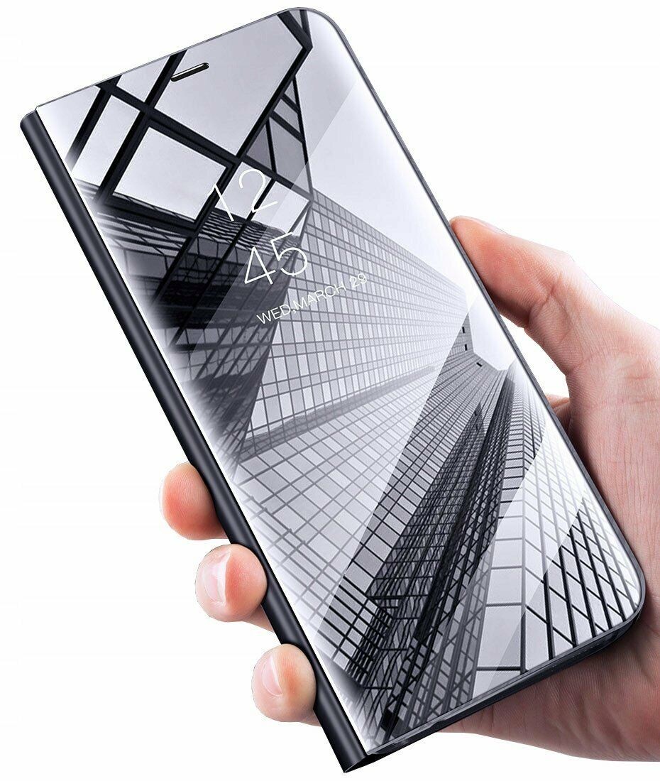 Tel1 Samsung S23 5G Clear View Θήκη Βιβλίο - Black