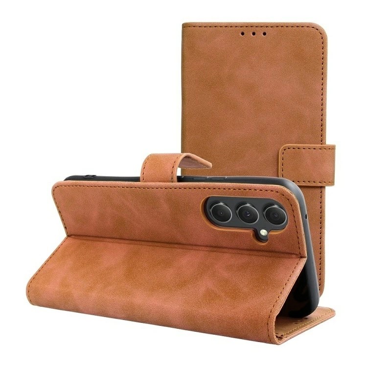 Tel1 Samsung Galaxy A54 5G Tender Θήκη Βιβλίο - Brown