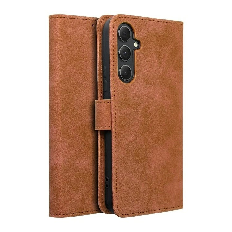 Tel1 Samsung Galaxy A54 5G Tender Θήκη Βιβλίο - Brown