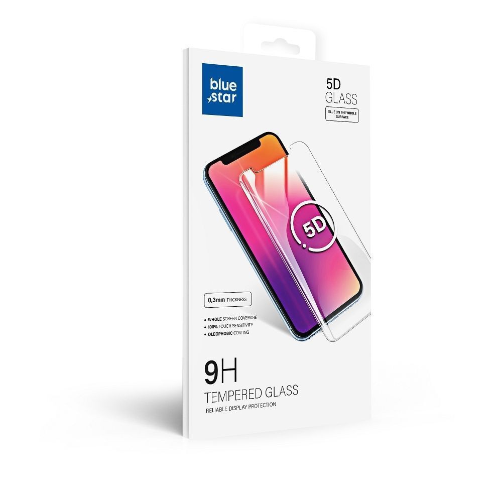Honor Magic5 Lite Προστασία Οθόνης με Μαύρο Περίγραμμα Blue Star 5D Full Glue Tempered Glass Black