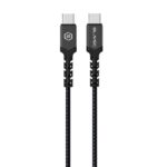 Blavec USB-C to USB-C PD 60W 3A 0.25m Μαύρο - Γκρι