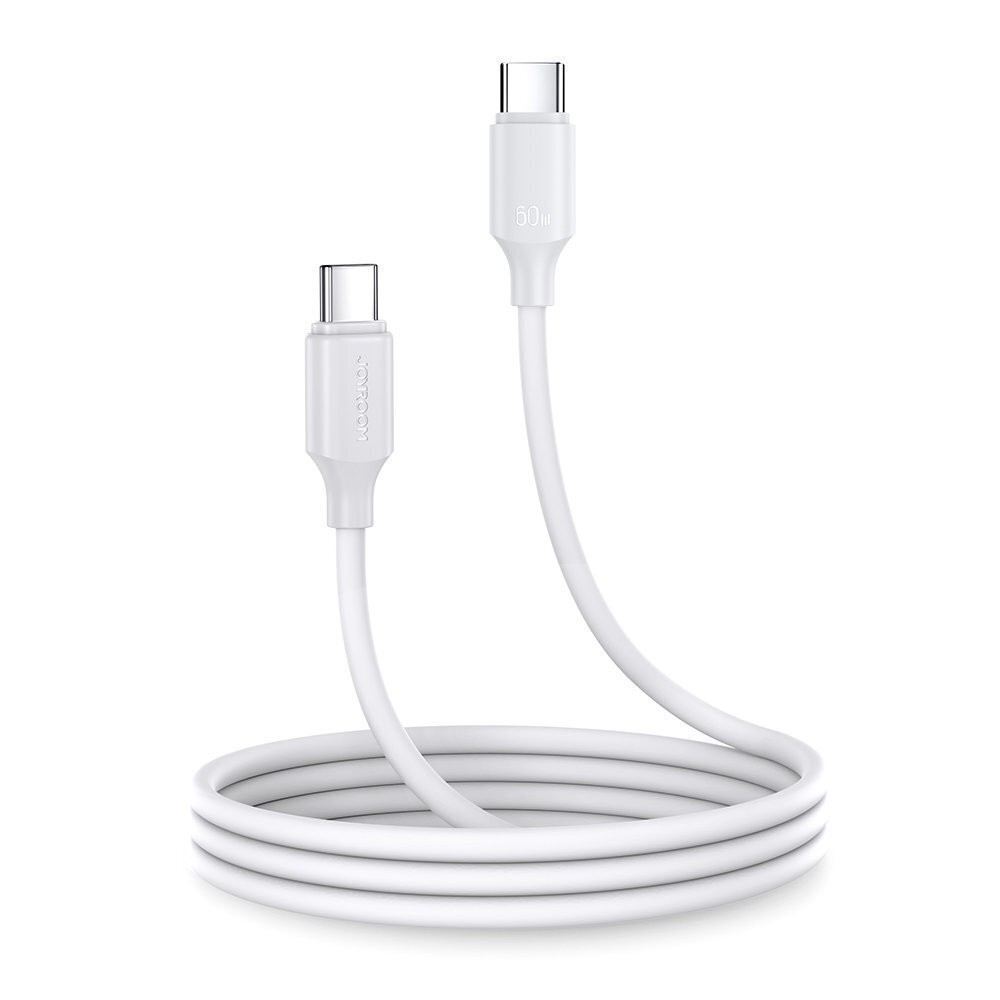 Joyroom USB-C to USB-C Λευκό PD 60W 1m (S-A9)