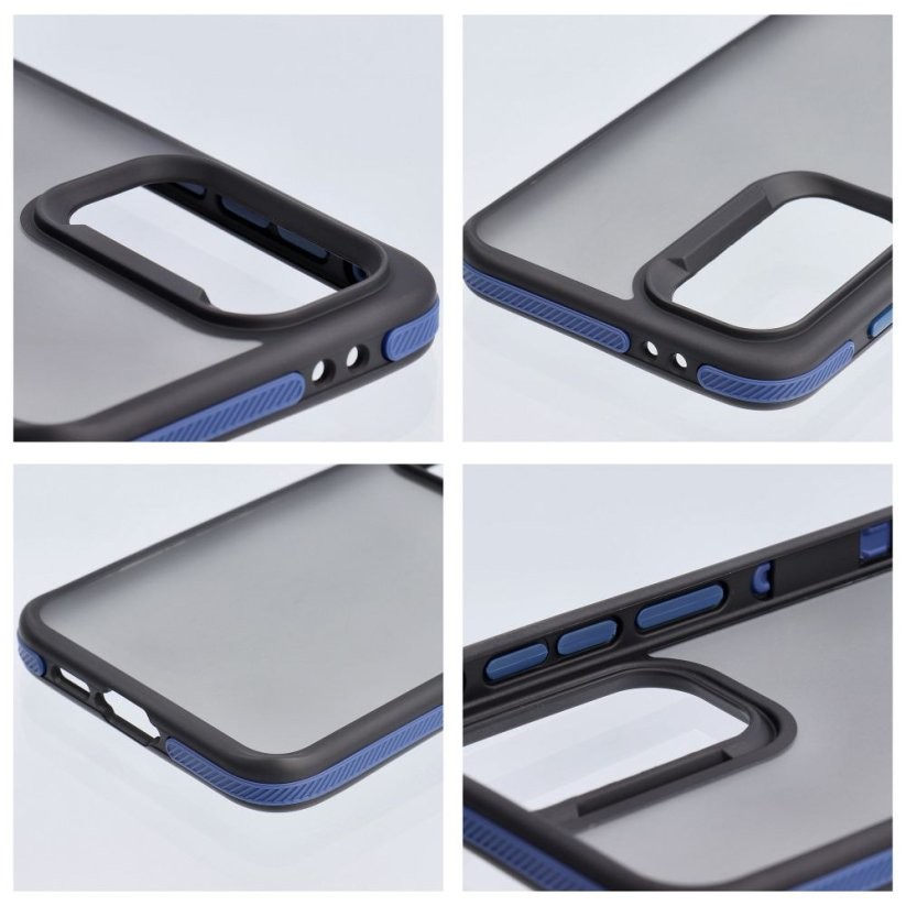 Forcell Motorola Edge 50 Θήκη με Πλαίσιο Σιλικόνης - Black Blue