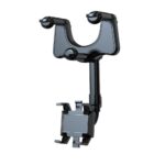 Βάση Αυτοκινήτου Για Κινητό 360° Car Rearview Mirror Phone Holder Μαύρη