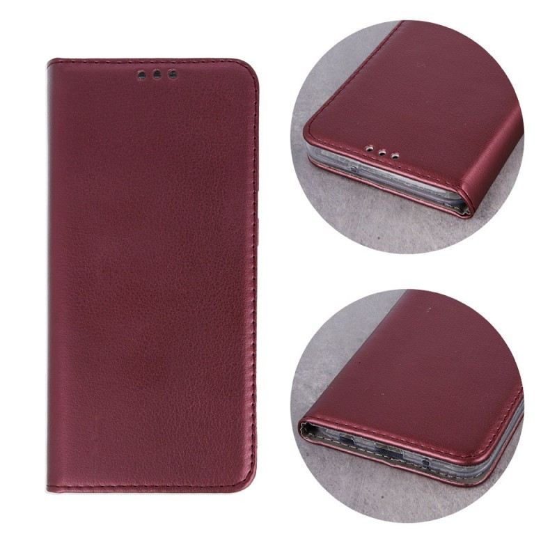 Tel1 Realme C67 4G Smart Magnetic Θήκη Βιβλίο - Bordeaux