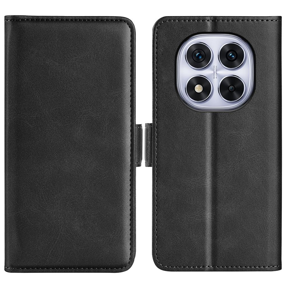 Tel1 Xiaomi Redmi Note 14 Pro 5G, 14 Pro Plus 5G, Poco X7 5G Magnetic Buckle Horizontal Flip Θήκη Βιβλίο - Black