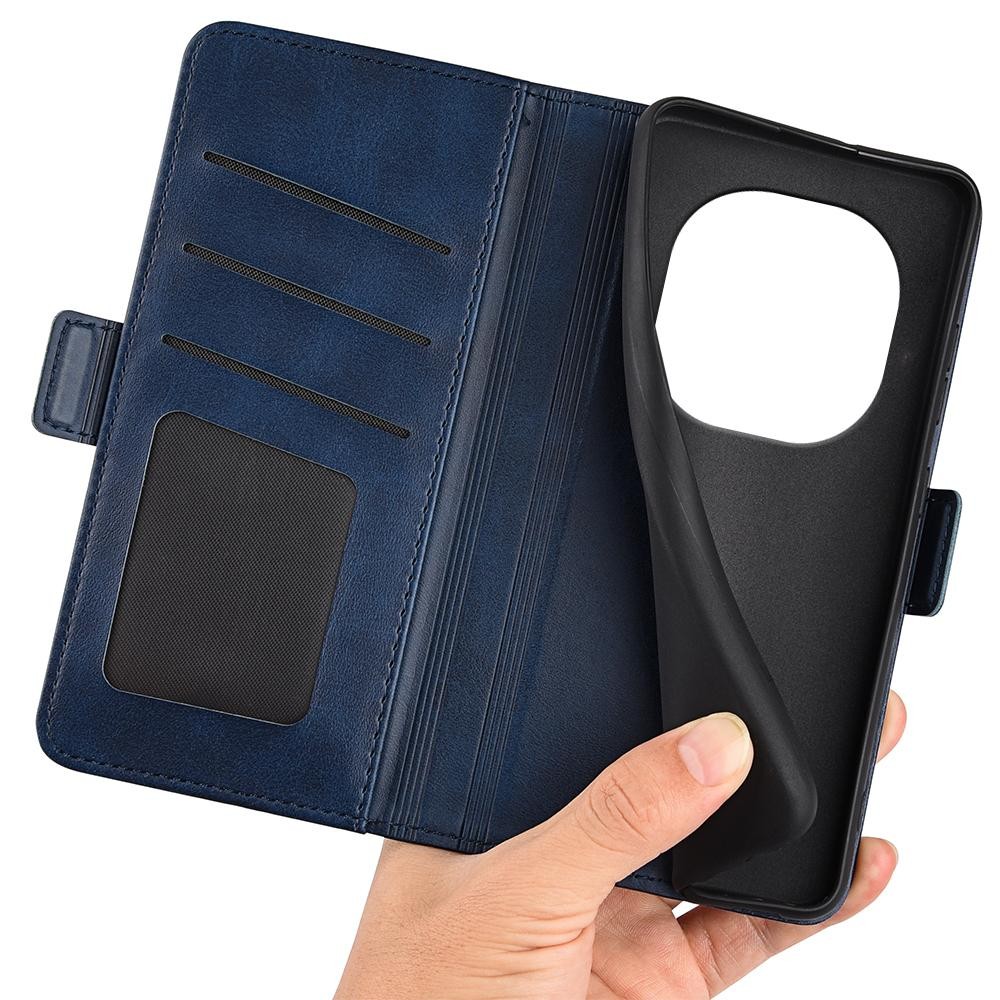 Tel1 Xiaomi Redmi Note 14 Pro 5G, 14 Pro Plus 5G, Poco X7 5G Magnetic Buckle Horizontal Flip Θήκη Βιβλίο - Blue