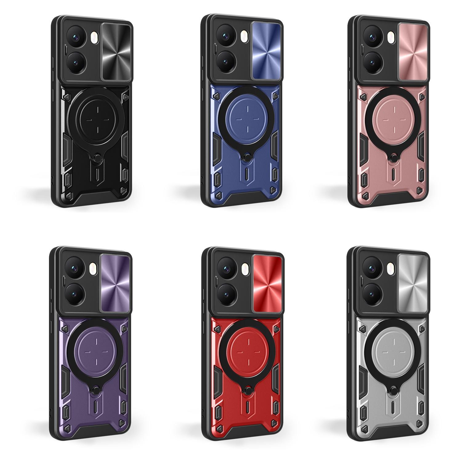 Forcell Xiaomi Poco X7 Pro 5G Sliding Camshield Θήκη Σκληρή - Blue